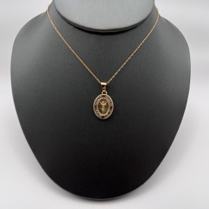10K Yellow Gold Religious Pendant