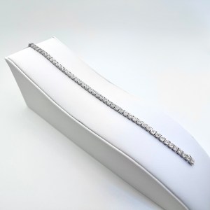 10k White Gold Diamond Bracelet